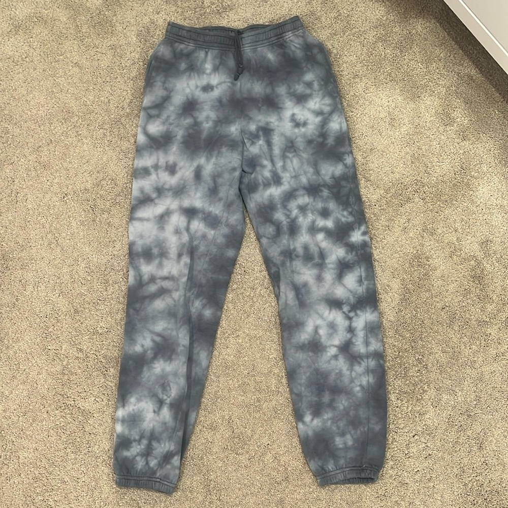 Blue Tie-Dye sweatpants size small.